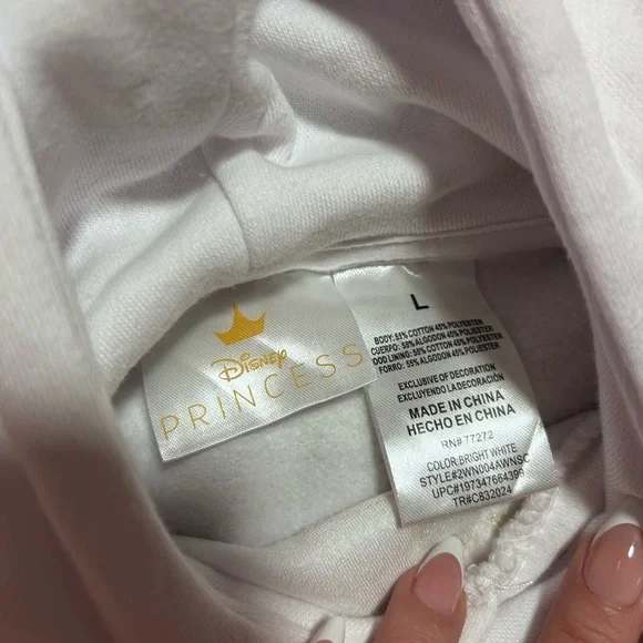 Disney Snow White Hoodie Large Princess Graphic Sweatshirt - Picture 3 of 5